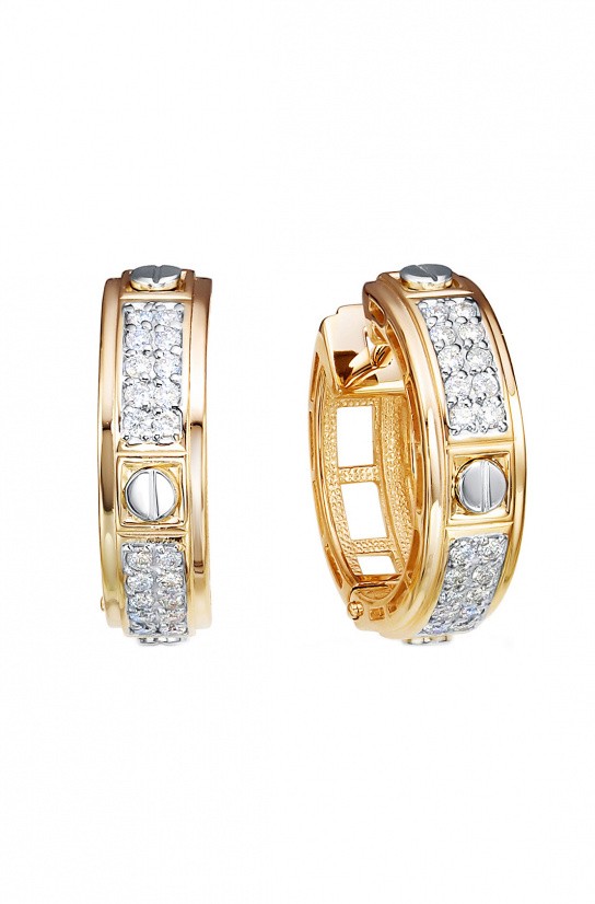 Серьги 02-3728 красное